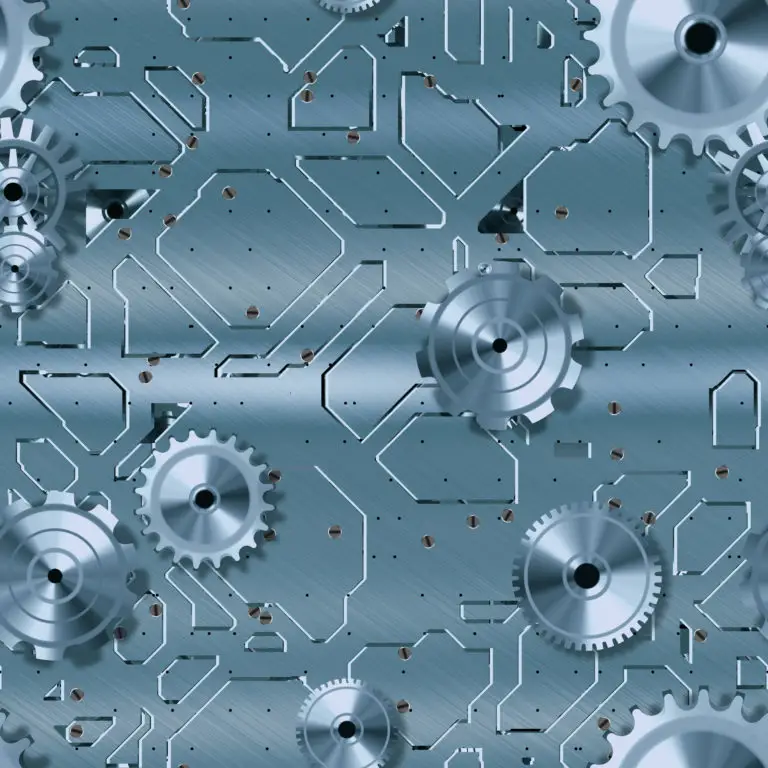 rivets in blue steel metal background texture