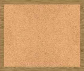 a nice large cork texture with wooden frame
