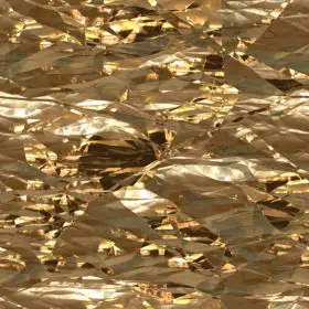Seamless shiny gold foil texture