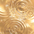 seamless ripples in gold metal texture