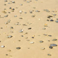 small stones on beach