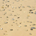 small stones on beach