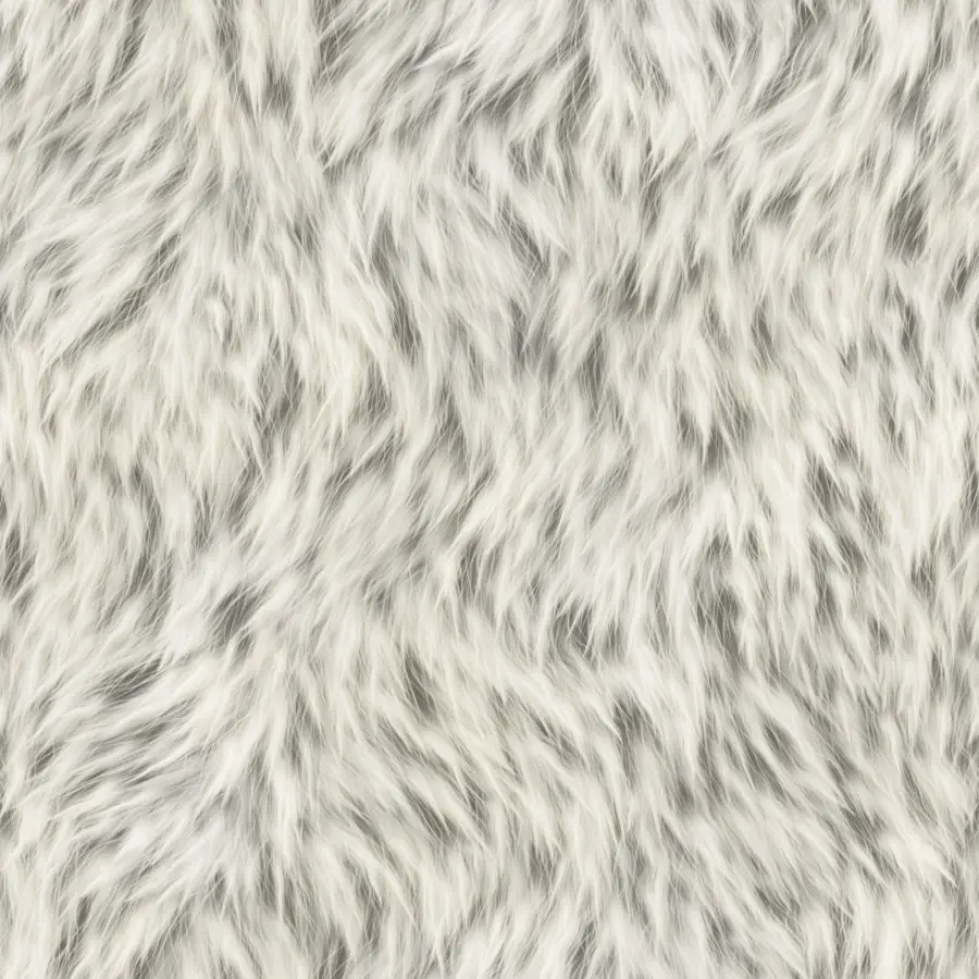 A seamless soft white fur texture