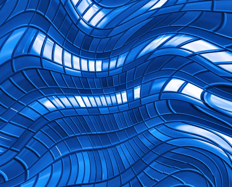 Abstract blue background of blue squares