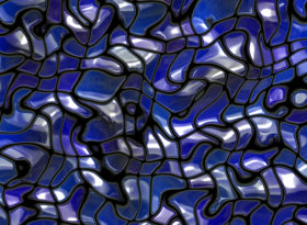 abstract background of blue tiles inspired by the ocean