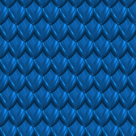 Dragon Scales in Shiny Blue Seamless Texture