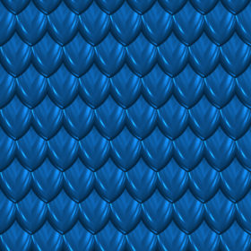 Dragon Scales in Shiny Blue Seamless Texture
