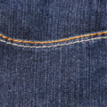 closeup of blue denim texture