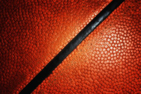 Three background images of an orange basketball texture