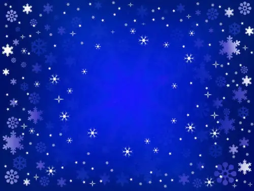 blue snow christmas background