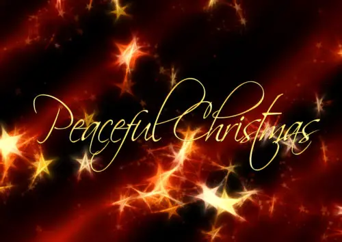 peaceful christmas wallpaper background image