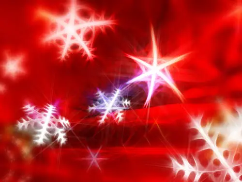 snow stars christmas background