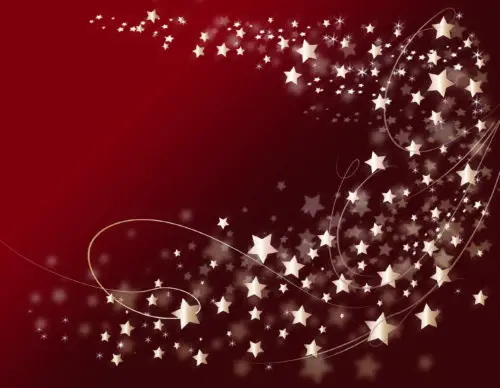 swirl of stars christmas wallpaper