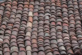 Free Old Roof Tile Background Images